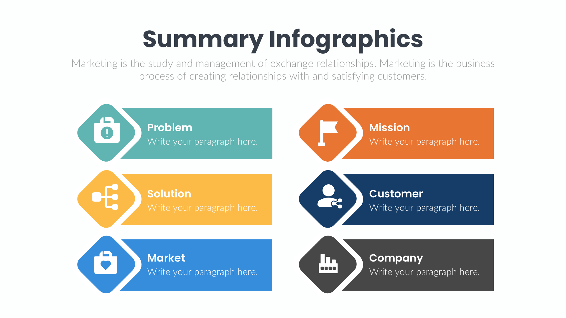 Summary Infographics slide 7